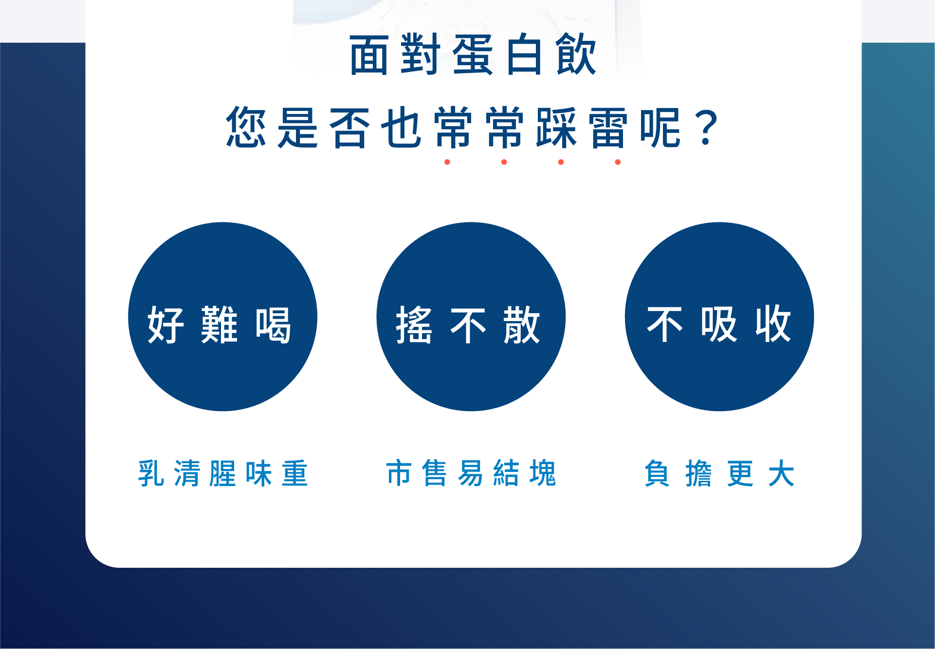 面對蛋白飲，您是否也常常踩雷呢